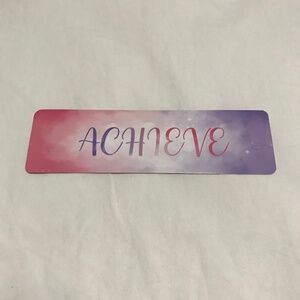 Achieve Bookmark Double Sided Difficult Roads Lead Beautiful Destinations Ombre